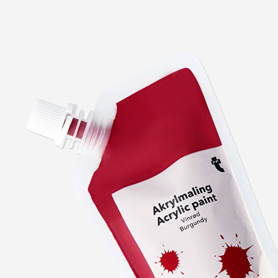 Flying Tiger Copenhagen Bordo Akrilik Boya 80 ml