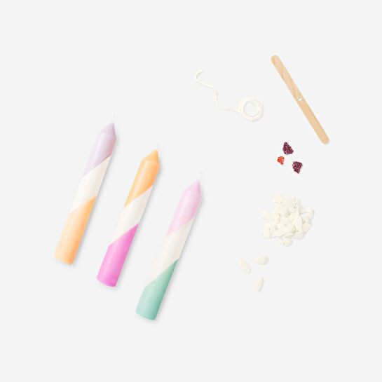 Flying Tiger Copenhagen Kendin Yap 3'lü Mum Kiti