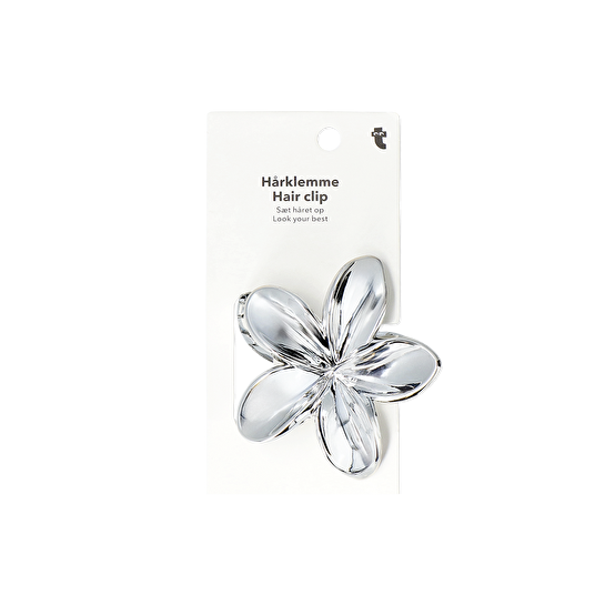 Flying Tiger Copenhagen Gümüş Çiçek Şeklinde Kıskaçlı Toka