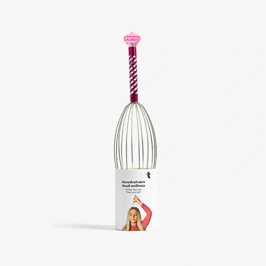 Flying Tiger Copenhagen Pembe Detaylı Kafa Masajı Aleti