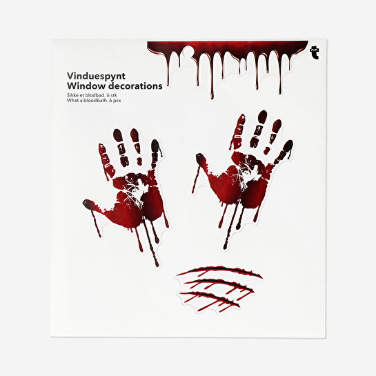 Flying Tiger Copenhagen El İzi Şeklinde 6'lı Pencere Stickerı