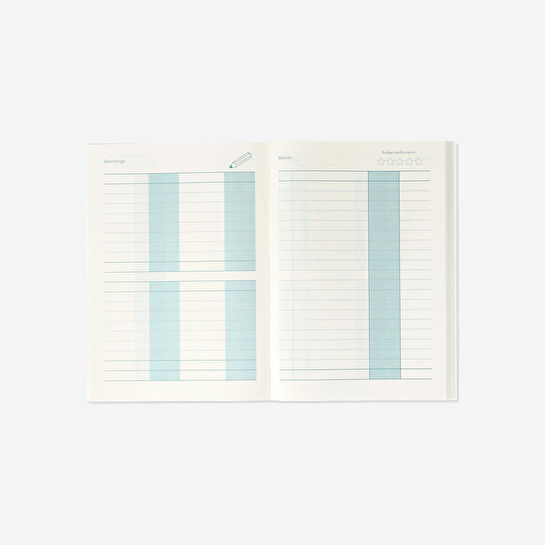 Flying Tiger Copenhagen Mavi A5 Bütçe Planlayıcı