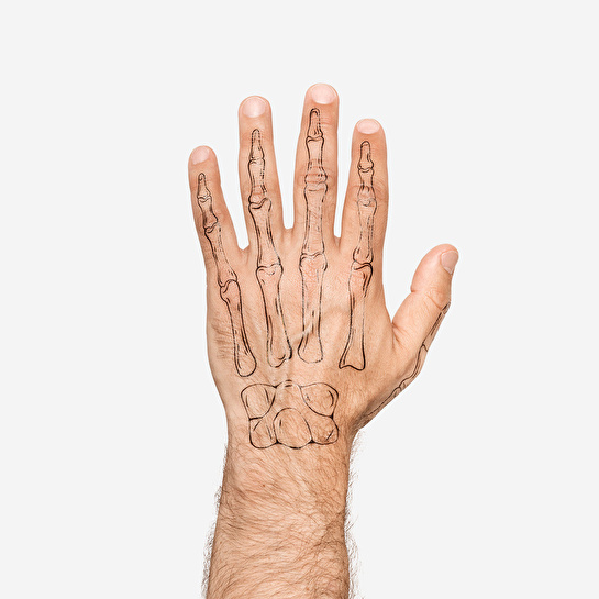 Flying Tiger Copenhagen İskelet Desenli 2'li Geçici Dövme