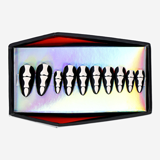 Flying Tiger Copenhagen İskelet Detaylı 24'lü Takma Tırnak Seti