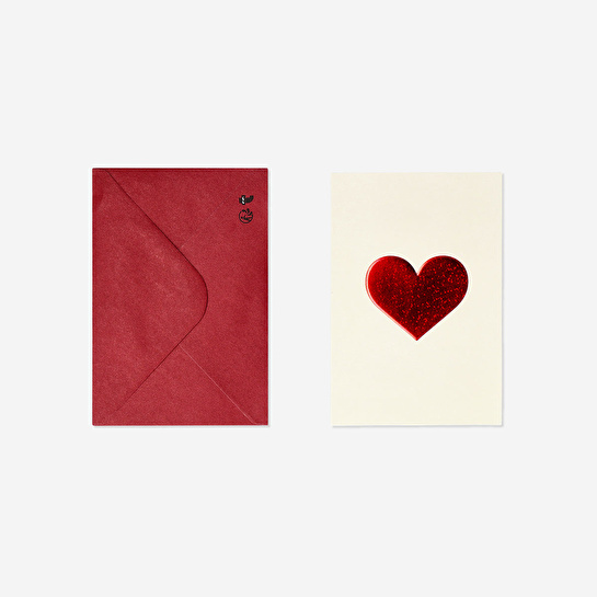 Flying Tiger Copenhagen Kalp Desenli 5'li Tebrik Kartı