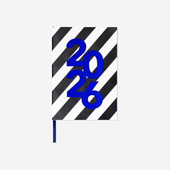 Flying Tiger Copenhagen Mavi Çizgili 2026 A5 Haftalık Ajanda