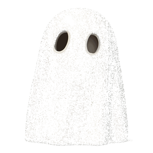 Flying Tiger Copenhagen Hayalet Şeklinde Küçük Seramik LED Lamba