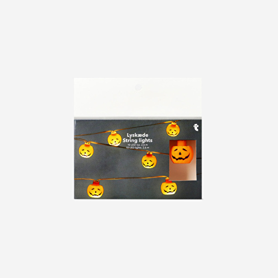 Flying Tiger Copenhagen Balkabağı Desenli Işık Zinciri