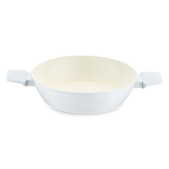 Jumbo Swiss Crystal Light Grey Basık Tencere 26 cm