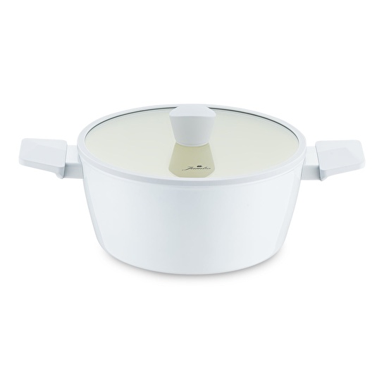 Jumbo Swiss Crystal Light Grey Derin Tencere 24 cm