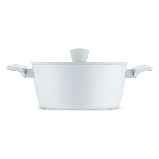 Jumbo Swiss Crystal Light Grey Derin Tencere 24 cm