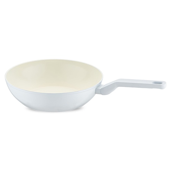 Jumbo Swiss Crystal Light Grey Wok Tava 28 cm