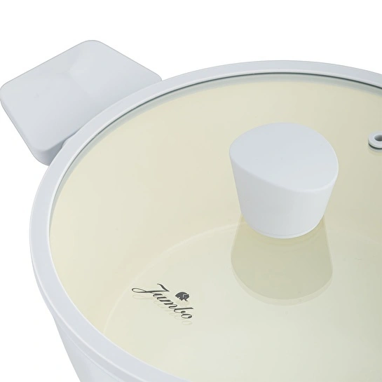 Jumbo Swiss Crystal Light Grey 7 Parça Tencere Seti