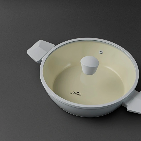 Jumbo Swiss Crystal Light Grey 7 Parça Tencere Seti