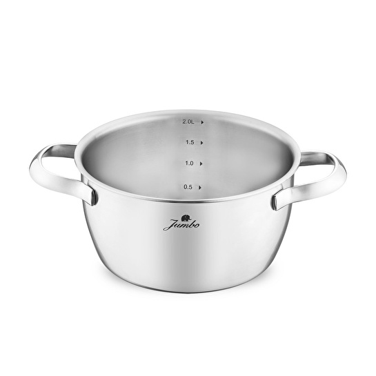 Jumbo Colosseum 3PLY 7 Parça İndüksiyon Tabanlı Çelik Tencere Seti