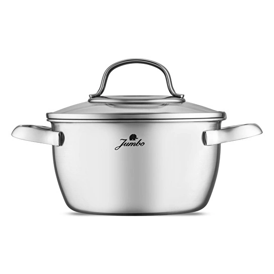 Jumbo Athena 3PLY 5 Parça İndüksiyon Tabanlı Çelik Tencere Seti