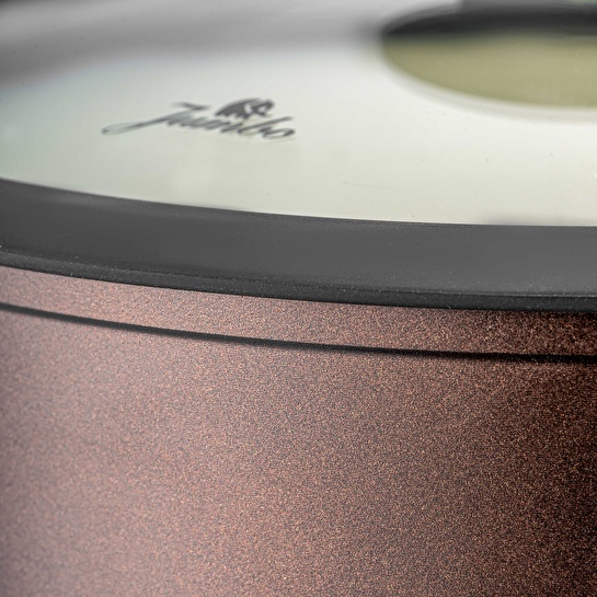 Jumbo Toledo Swiss Crystal Brown İndüksiyon Tabanlı Tencere Seti 7 Parça