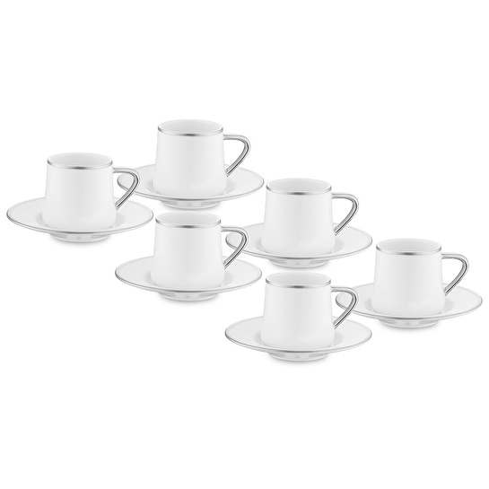 Jumbo Valetta Platin 6 Kişilik Fincan Takımı