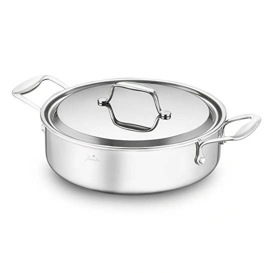 Jumbo Storey 3PLY 8 Parça İndüksiyon Tabanlı Çelik Tencere Seti