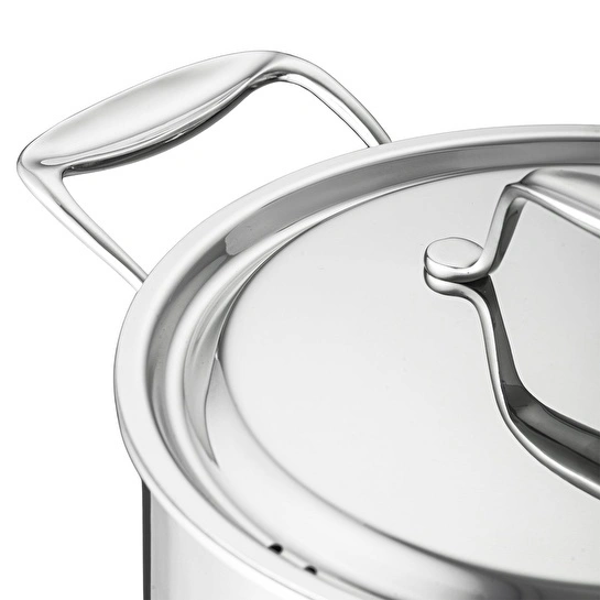 Jumbo Storey 3PLY 8 Parça İndüksiyon Tabanlı Çelik Tencere Seti