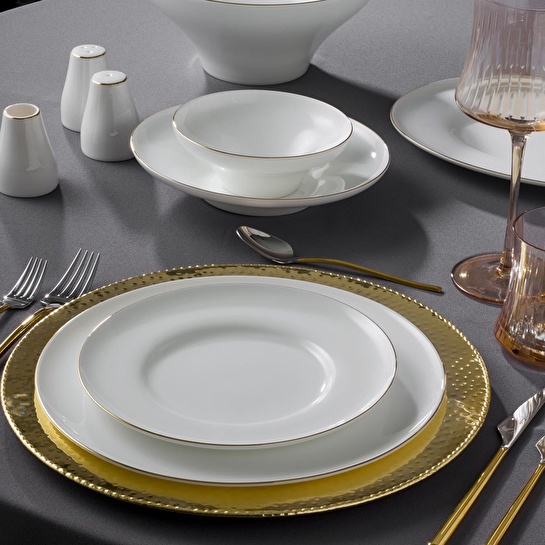 Jumbo Laurel Gold 55 Parça 12 Kişilik Yemek Takımı