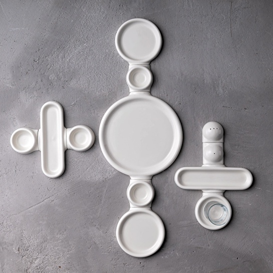 Jumbo Spectrum 24 Parça 6 Kişilik Porselen Kahvaltı Takımı