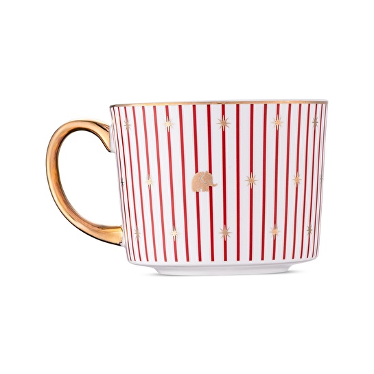 Jumbo Navy Kırmızı 2'li Çay Fincan Takımı 220 ml