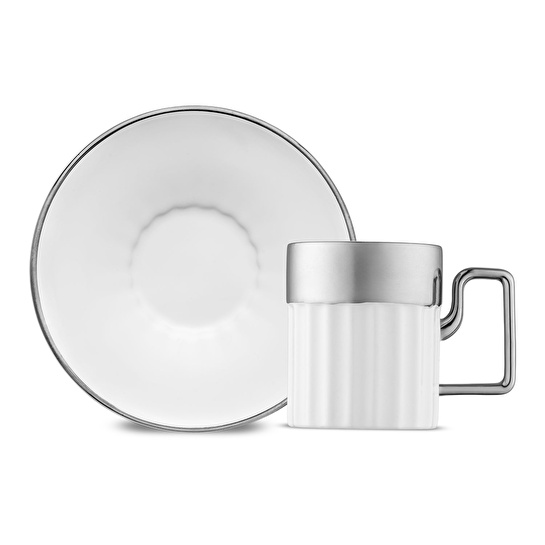 Jumbo Sorin-200 Platin 6 Kişilik Kahve Fincan Takımı