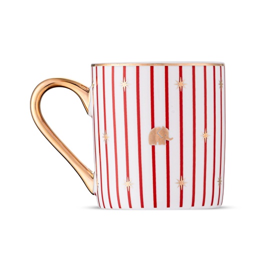 Jumbo Navy Kırmızı 2'li Kahve Fincan Takımı