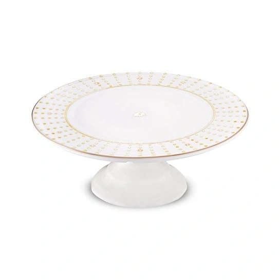 Jumbo Navy Gold Ayaklı Kek Standı 25 cm