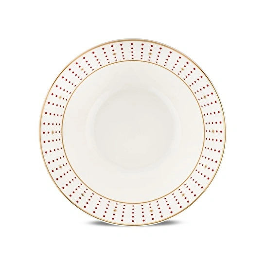 Jumbo Navy 24 Parça 6 Kişilik Yemek Takımı Kırmızı