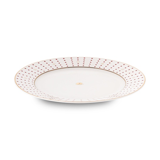 Jumbo Navy 24 Parça 6 Kişilik Yemek Takımı Kırmızı