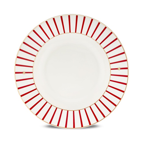 Jumbo Navy 24 Parça 6 Kişilik Yemek Takımı Kırmızı