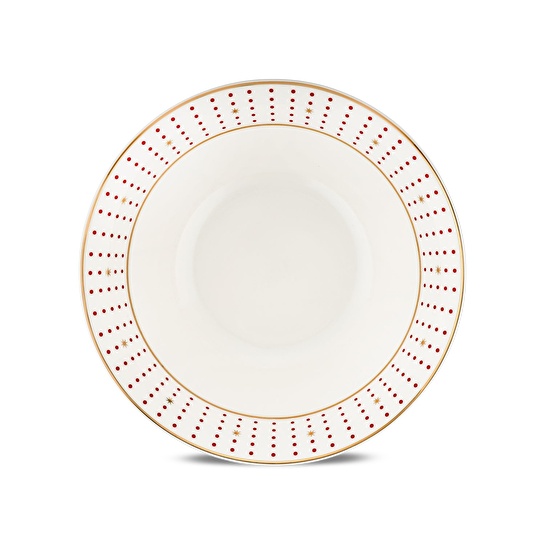 Jumbo Navy 24 Parça 6 Kişilik Yemek Takımı Kırmızı