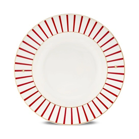 Jumbo Navy 24 Parça 6 Kişilik Yemek Takımı Kırmızı