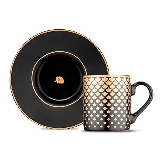 Jumbo Cinder 6 Kişilik Kahve Fincan Takımı