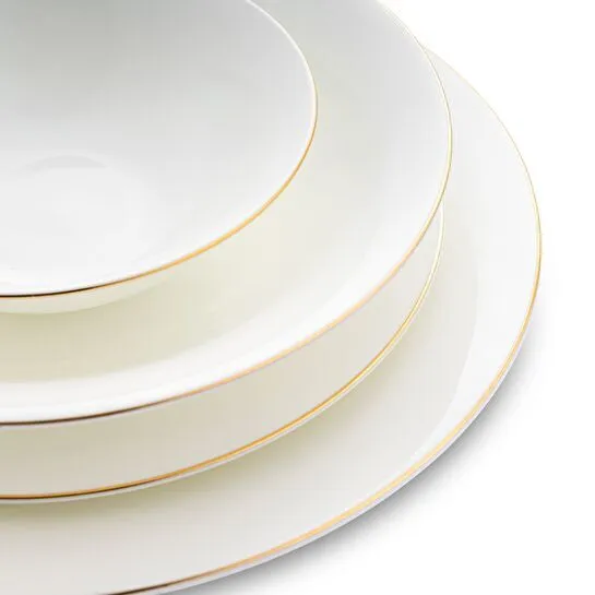 Jumbo Merlem 55 Parça 12 Kişilik Yemek Takımı Gold