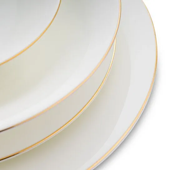 Jumbo Merlem 55 Parça 12 Kişilik Yemek Takımı Gold