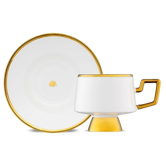 Jumbo Ellmore Gold 6 Kişilik Kahve Fincan Takımı