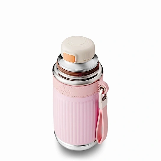 Jumbo Magic Pipetli Pembe Termos 650 ml