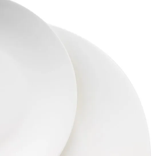 Jumbo Merlem 55 Parça 12 Kişilik Yemek Takımı Beyaz