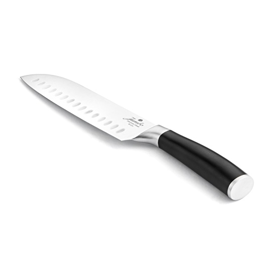 Jumbo New Utsuri Santoku Alman Çeliği Şef Bıçağı 18 cm