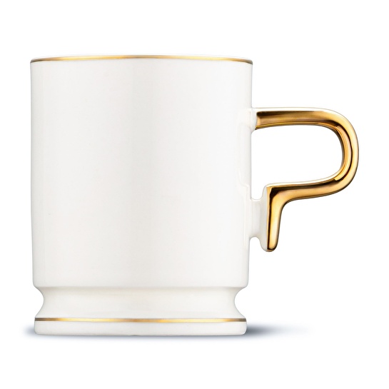 Jumbo Merse 6 Kişilik Kahve Fincan Takımı Gold