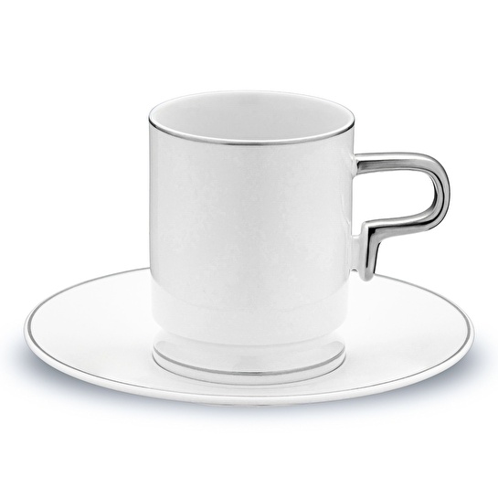 Jumbo Merse 6 Kişilik Kahve Fincan Takımı Platin