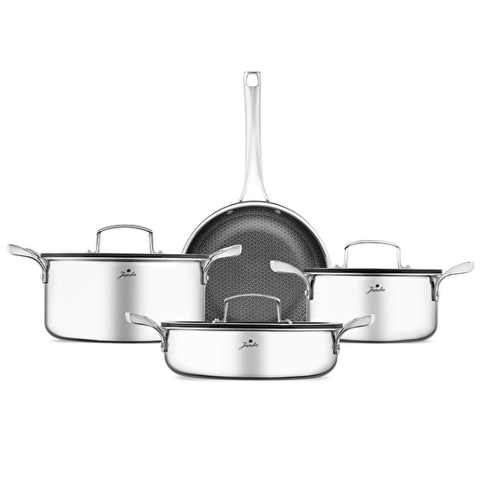 Jumbo Breda 3PLY 7 Parça Çelik Tencere Seti