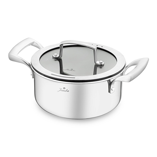 Jumbo Breda 3PLY 7 Parça Çelik Tencere Seti