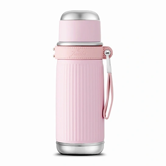 Jumbo Magic Pipetli Pembe Termos 850 ml