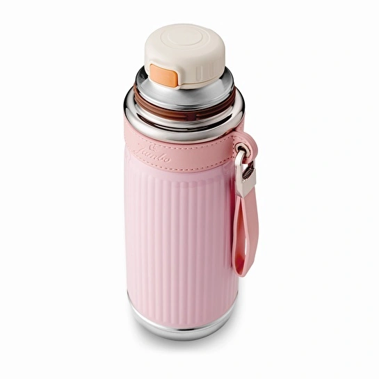 Jumbo Magic Pipetli Pembe Termos 850 ml
