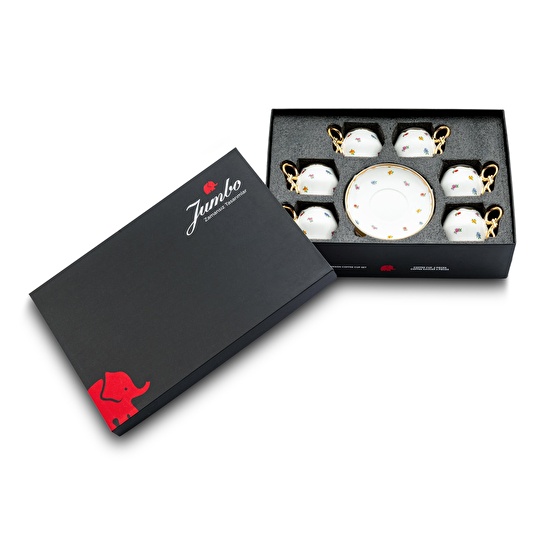 Jumbo Hook 6 Kişilik Kahve Fincan Takımı