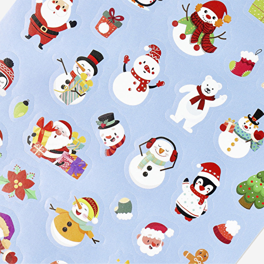 Flying Tiger Copenhagen Yılbaşı Temalı Sticker Seti